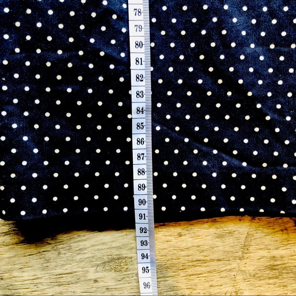 MOVING SALE 🔥  PORTMANS Navy & White Polka Dot Pencil Dress Size EUC 10 - Picture 6 of 16